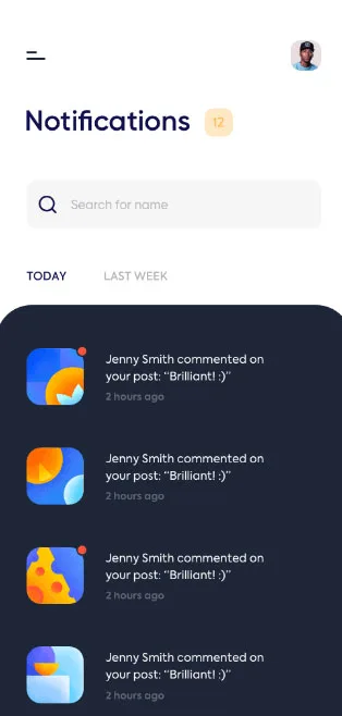 App Screenshots. - 3377